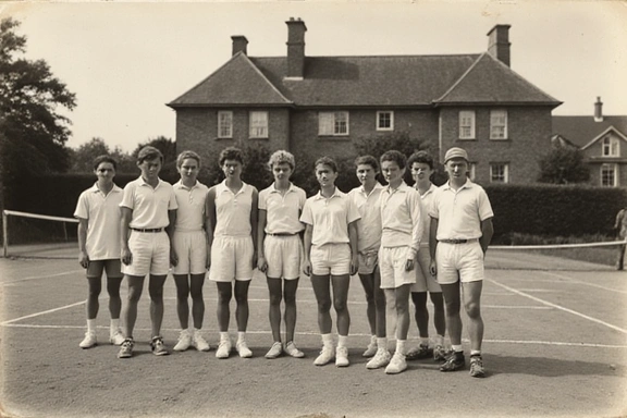 Early days of Miami Tennis Academy with young players and coaches
